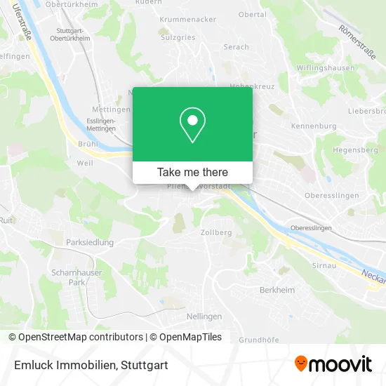 Карта Emluck Immobilien