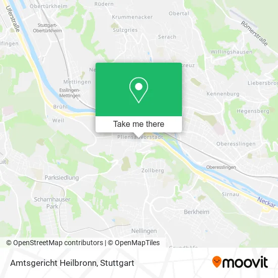 Карта Amtsgericht Heilbronn