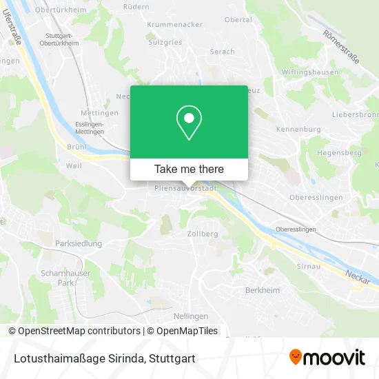 Карта Lotusthaimaßage Sirinda