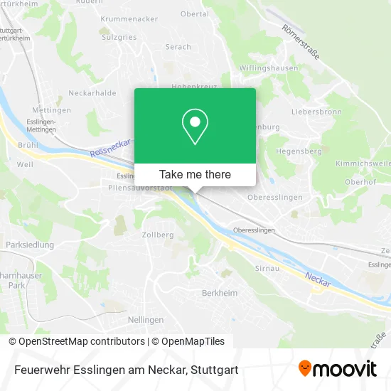 Карта Feuerwehr Esslingen am Neckar