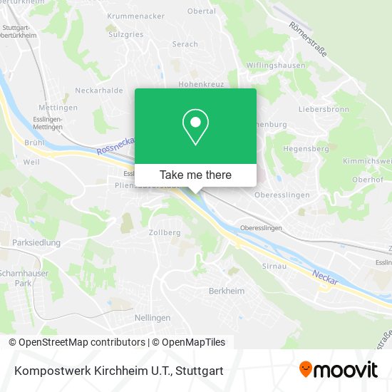 Карта Kompostwerk Kirchheim U.T.