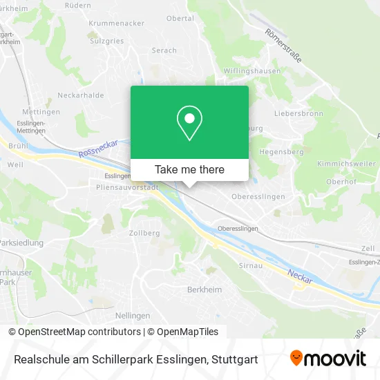 Карта Realschule am Schillerpark Esslingen