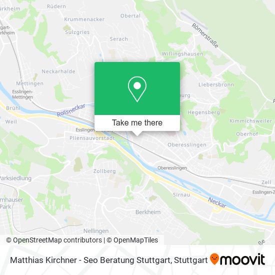 Карта Matthias Kirchner - Seo Beratung Stuttgart