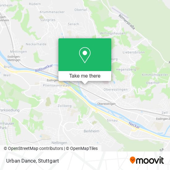 Urban Dance map