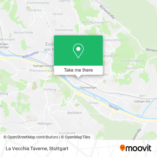 Карта La Vecchia Taverne