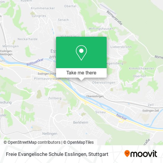 Freie Evangelische Schule Esslingen map