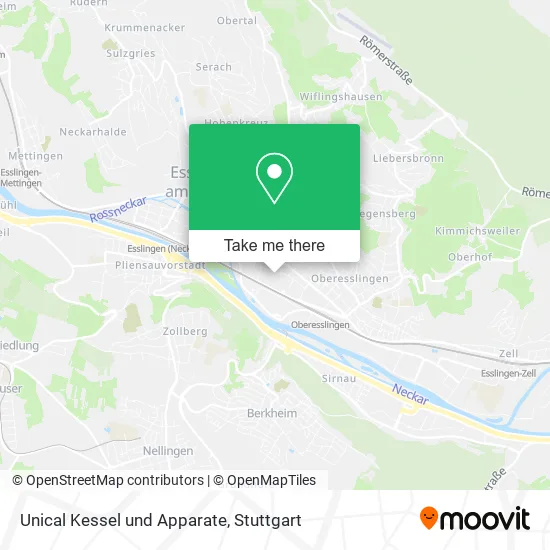 Карта Unical Kessel und Apparate