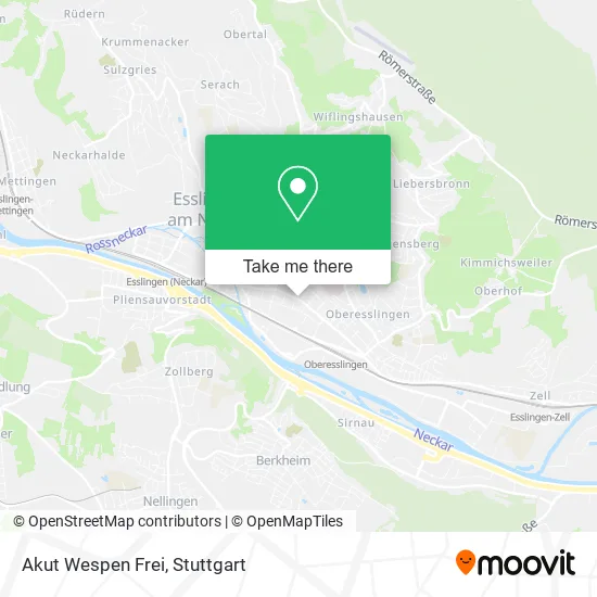 Карта Akut Wespen Frei