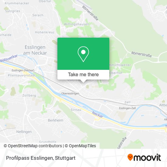 Profilpass Esslingen map