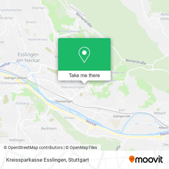 Kreissparkasse Esslingen map