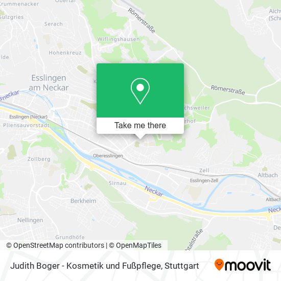 Judith Boger - Kosmetik und Fußpflege map