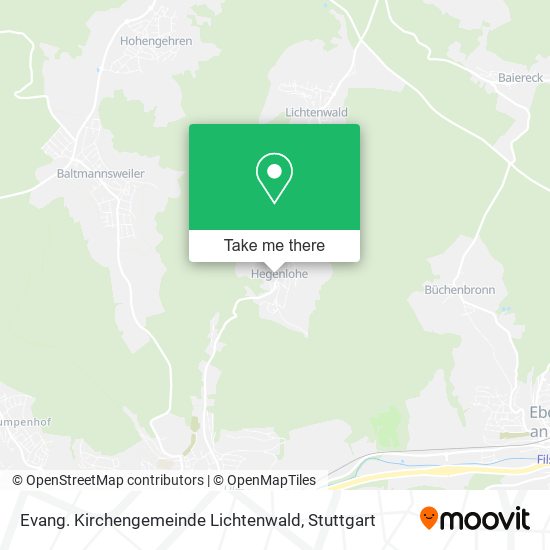 Evang. Kirchengemeinde Lichtenwald map
