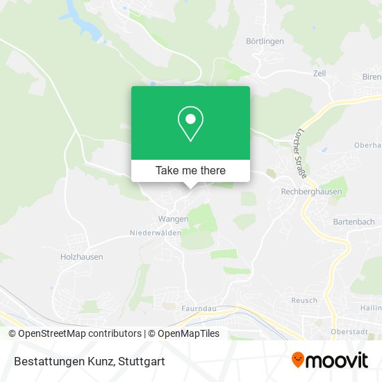 Bestattungen Kunz map