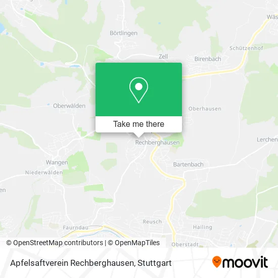 Карта Apfelsaftverein Rechberghausen