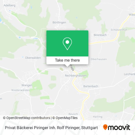 Privat Bäckerei Piringer Inh. Rolf Piringer map