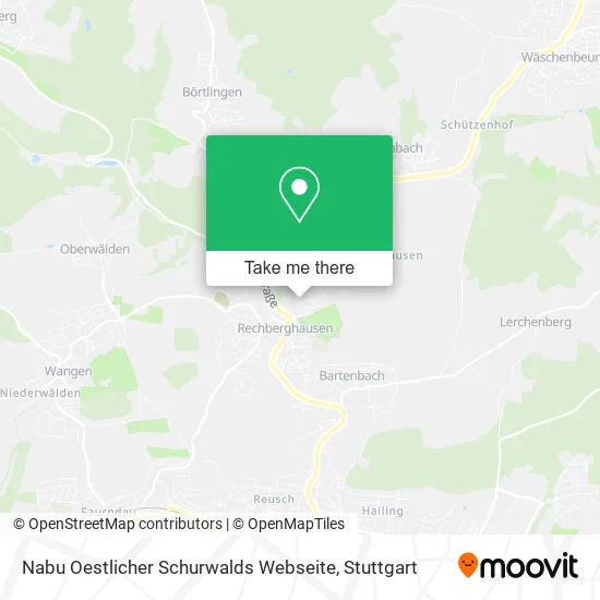 Карта Nabu Oestlicher Schurwalds Webseite