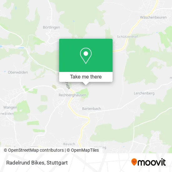 Карта Radelrund Bikes