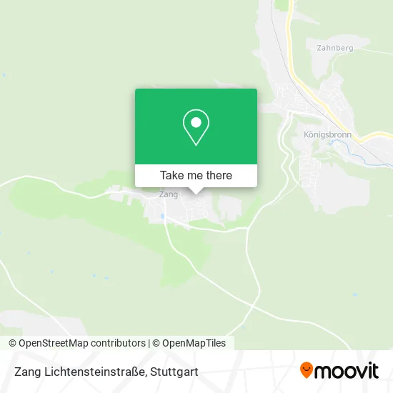 Карта Zang Lichtensteinstraße