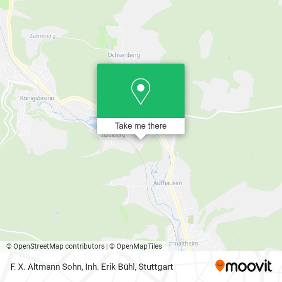 F. X. Altmann Sohn, Inh. Erik Bühl map