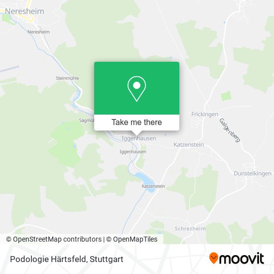 Podologie Härtsfeld map
