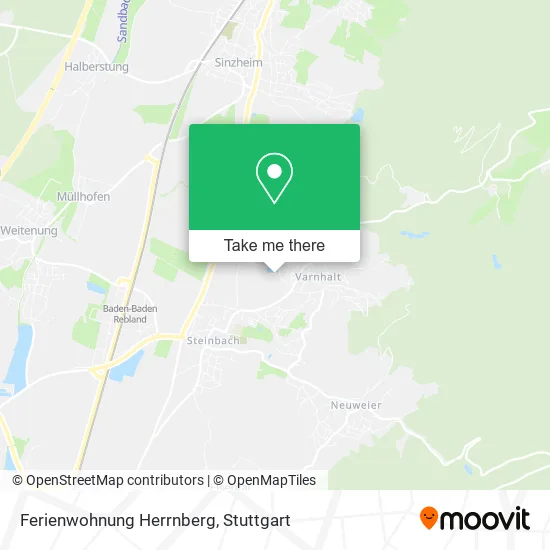 Карта Ferienwohnung Herrnberg