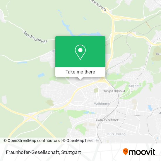 Fraunhofer-Gesellschaft map
