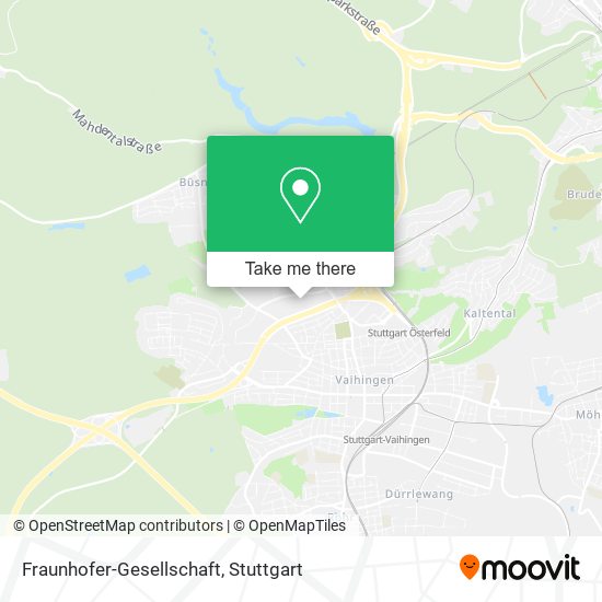 Fraunhofer-Gesellschaft map