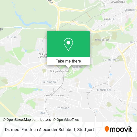 Dr. med. Friedrich Alexander Schubert map