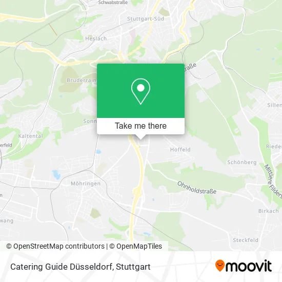 Карта Catering Guide Düsseldorf