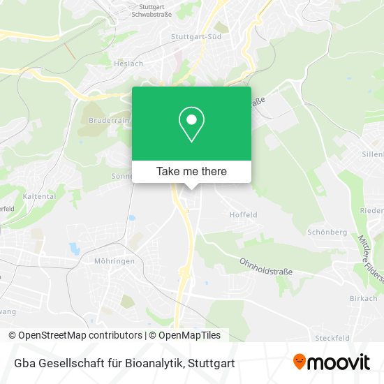 Gba Gesellschaft für Bioanalytik map