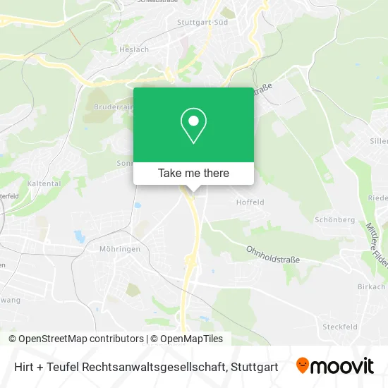 Карта Hirt + Teufel Rechtsanwaltsgesellschaft