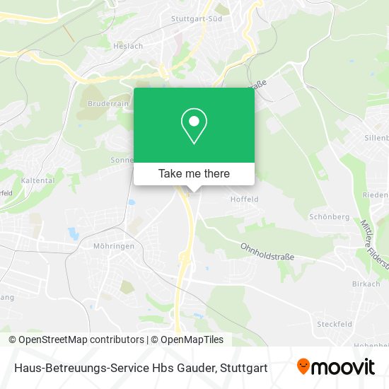 Haus-Betreuungs-Service Hbs Gauder map