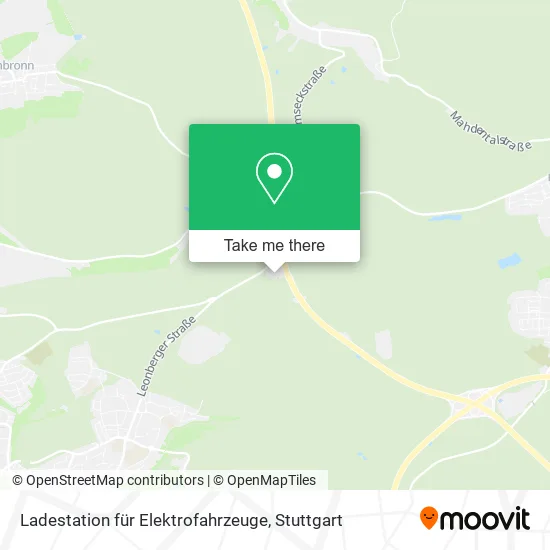 Карта Ladestation für Elektrofahrzeuge