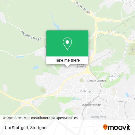 Карта Uni Stuttgart