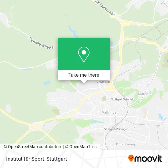 Карта Institut für Sport
