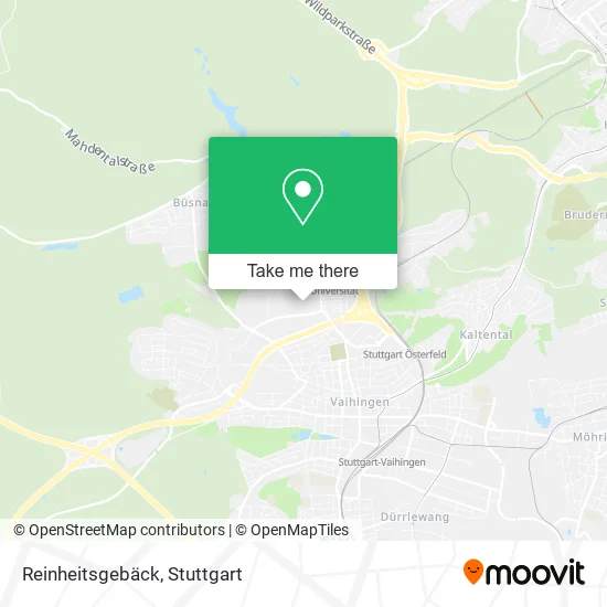 Карта Reinheitsgebäck