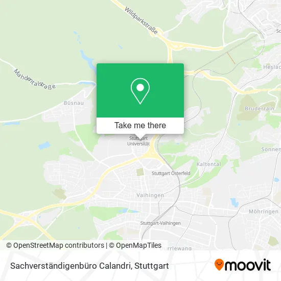 Карта Sachverständigenbüro Calandri