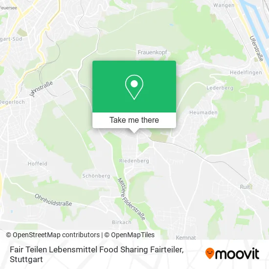 Карта Fair Teilen Lebensmittel Food Sharing Fairteiler