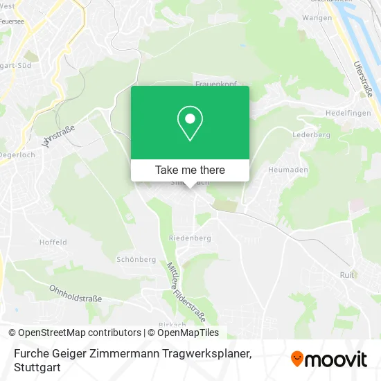 Карта Furche Geiger Zimmermann Tragwerksplaner