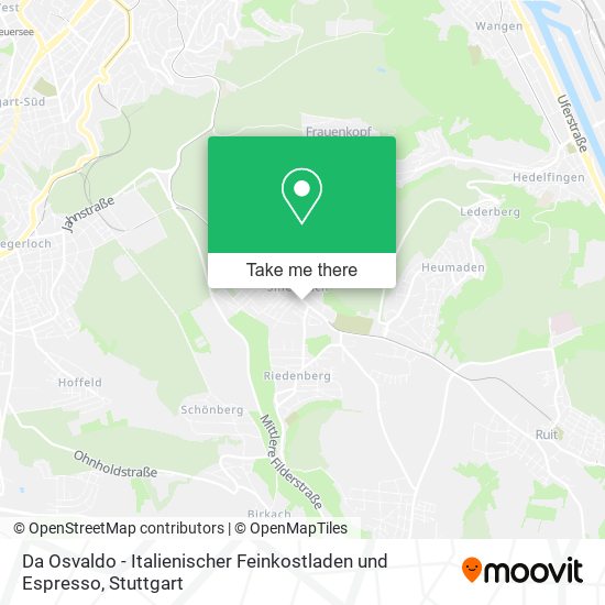 Da Osvaldo - Italienischer Feinkostladen und Espresso map