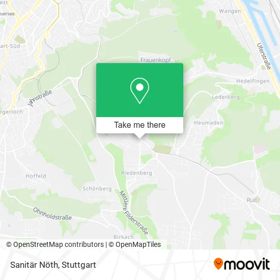 Sanitär Nöth map