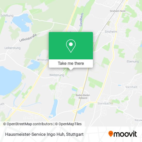 Карта Hausmeister-Service Ingo Huh