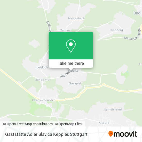 Gaststätte Adler Slavica Keppler map