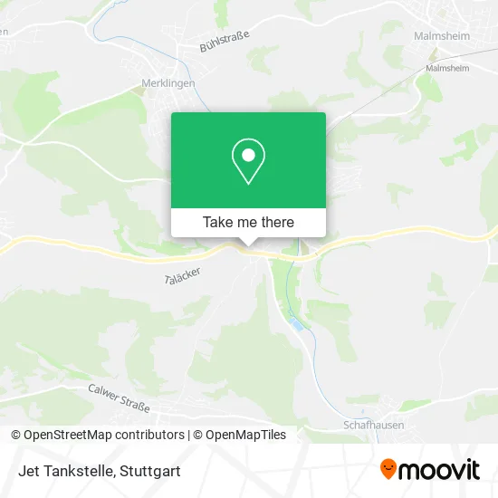 Карта Jet Tankstelle