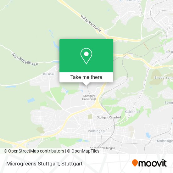 Microgreens Stuttgart map