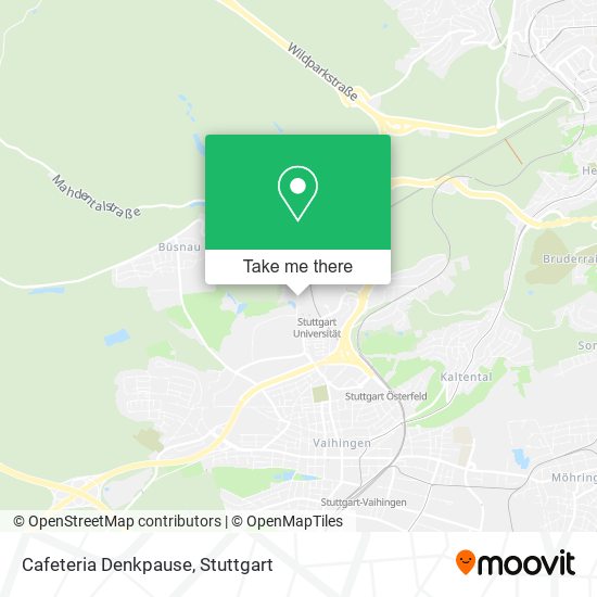 Карта Cafeteria Denkpause