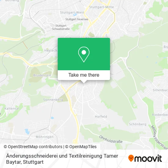 Карта Änderungsschneiderei und Textilreinigung Tamer Baytar