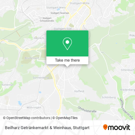 Карта Beilharz Getränkemarkt & Weinhaus