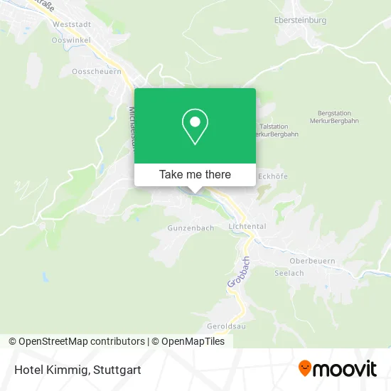 Карта Hotel Kimmig