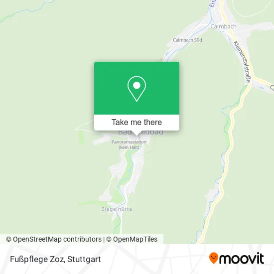 Карта Fußpflege Zoz